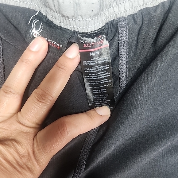 Spyder ProWeb Active 2 in 1 Quick-Dry Stretch Athletic Shorts M Breathable - Picture 10 of 10